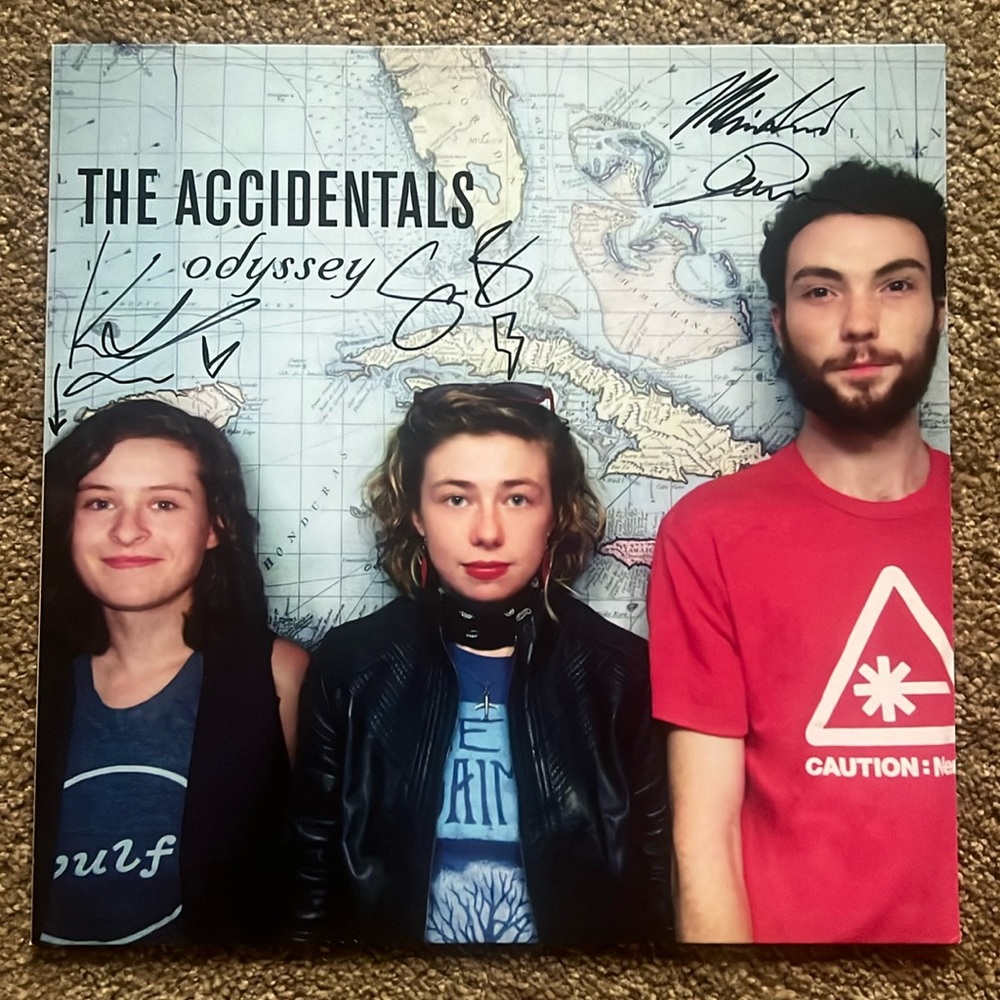 The Accidentals - Odyssey signed vinyl record EP